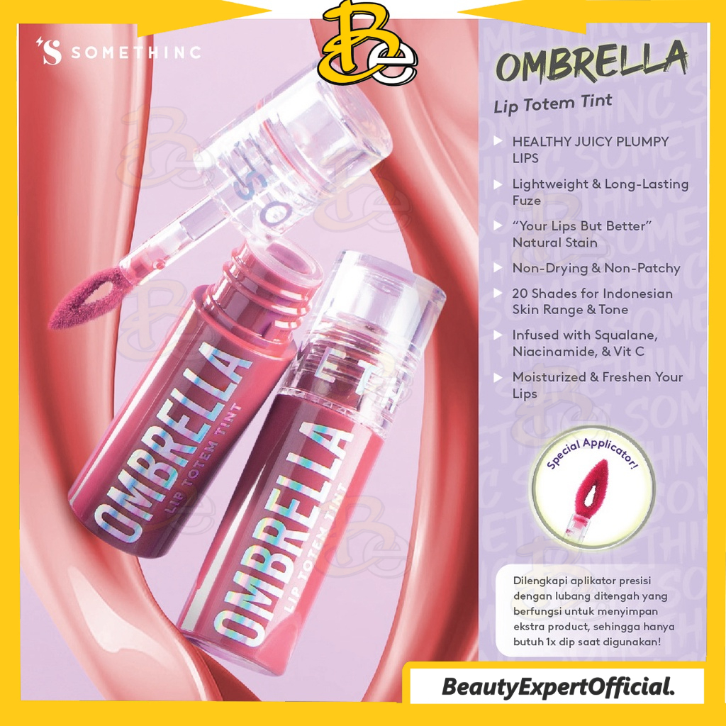 ⭐️ Beauty Expert ⭐️ SOMETHINC Lip Totem Tint OMBRELLA - Lip Tint Melembabkan Bibir