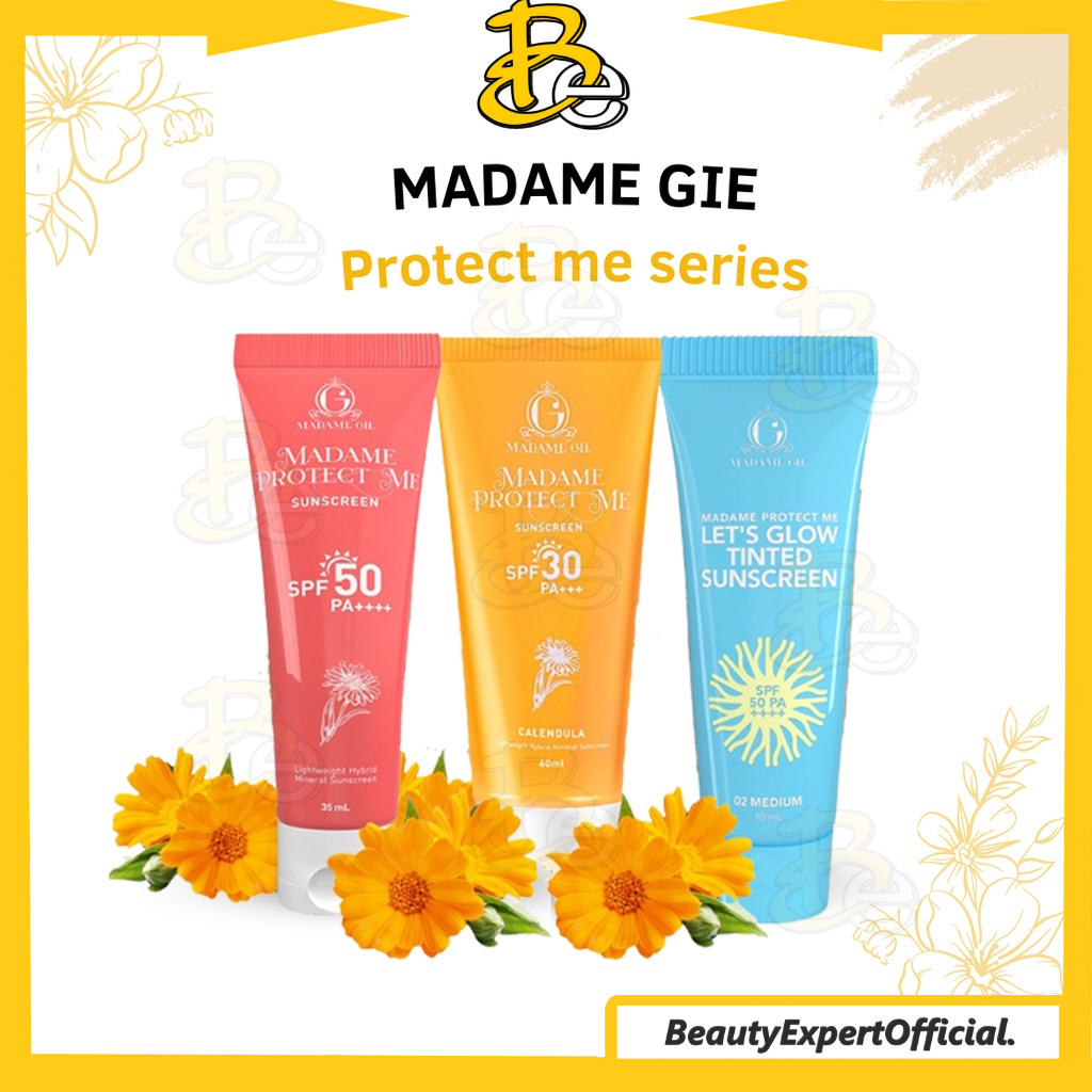 ⭐️ Beauty Expert ⭐️ Madame Gie Madame Protect Me Sunscreen SPF 30 SPF 50 - Madame Protect Me Let’s Glow Tinted Sunscreen