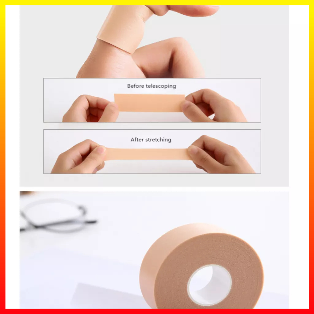 Stiker Plester Perban Pelindung Tumit Perawatan Kaki Tape Foam Silikon Tahan Air YuanXiangZhu YXZ5M - 7CHA6VBE