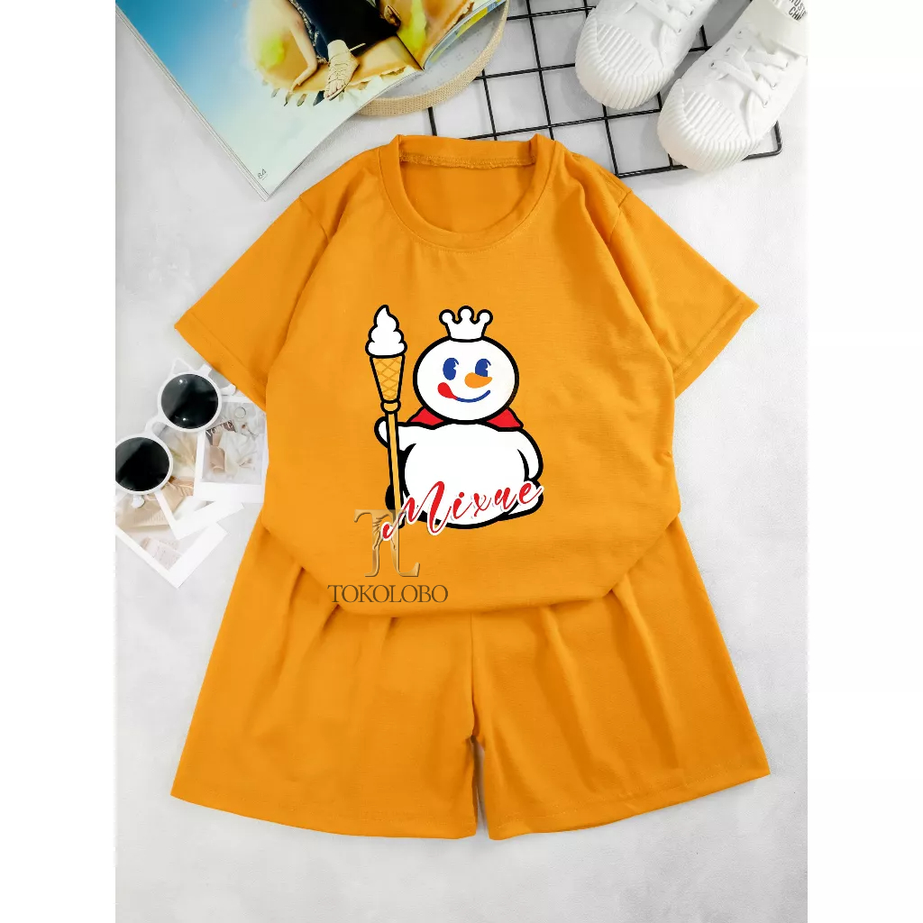 tokolobo SET ANAK KING MIXUE (SOFT SPANDEX) DTF PRINTING