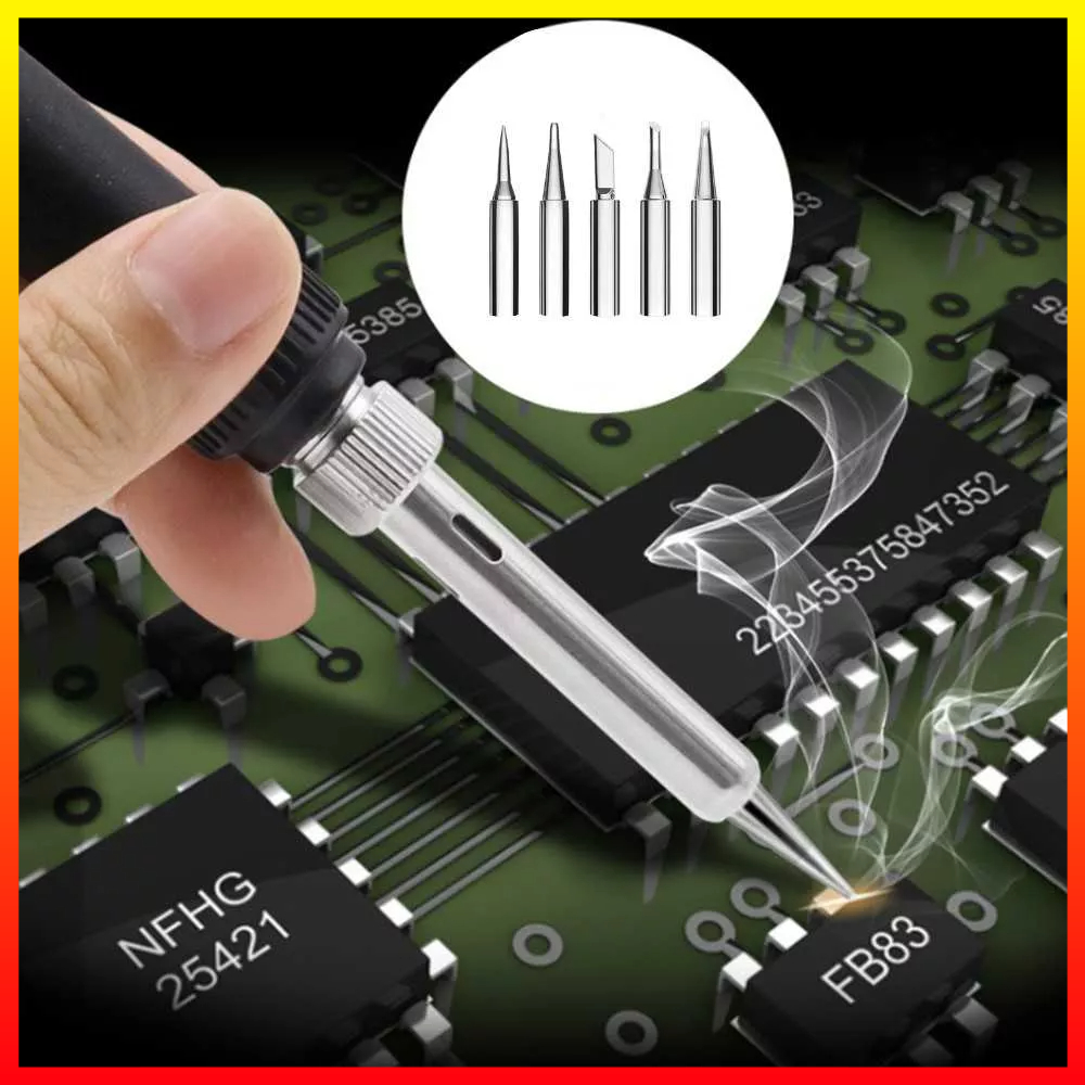 Ujung Besi Kepala Mata solder Silver Berkualitas Tinggi 5 Pcs JCD JC17 - 7COT47SV