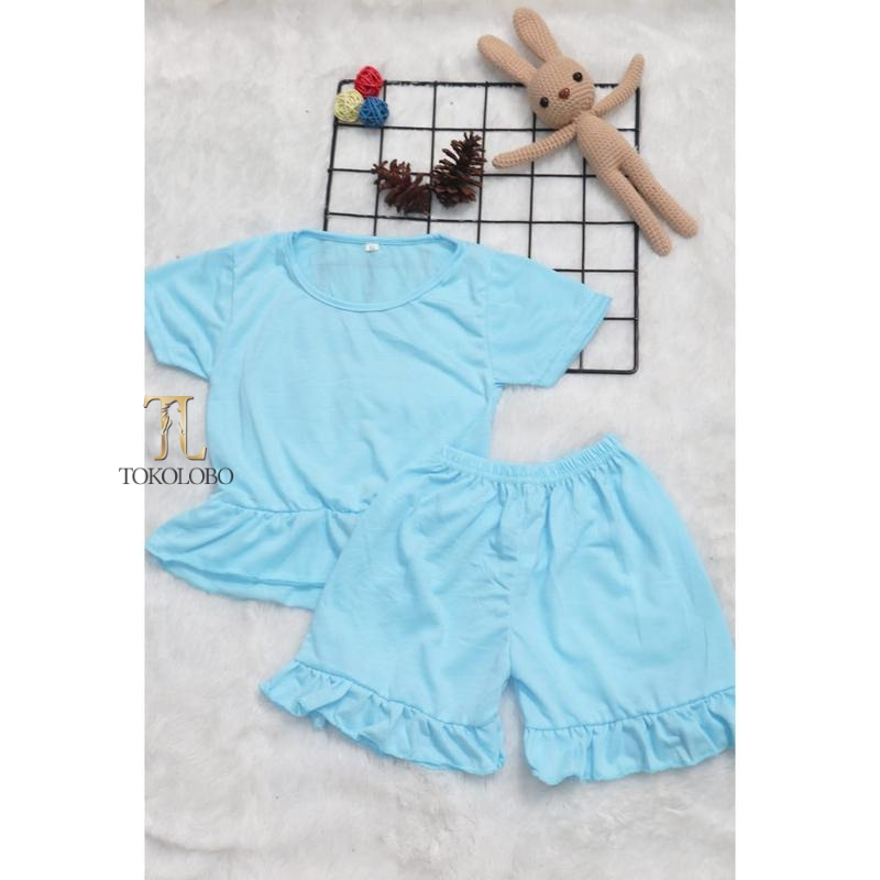 tokolobo SET Baju Anak Rufle