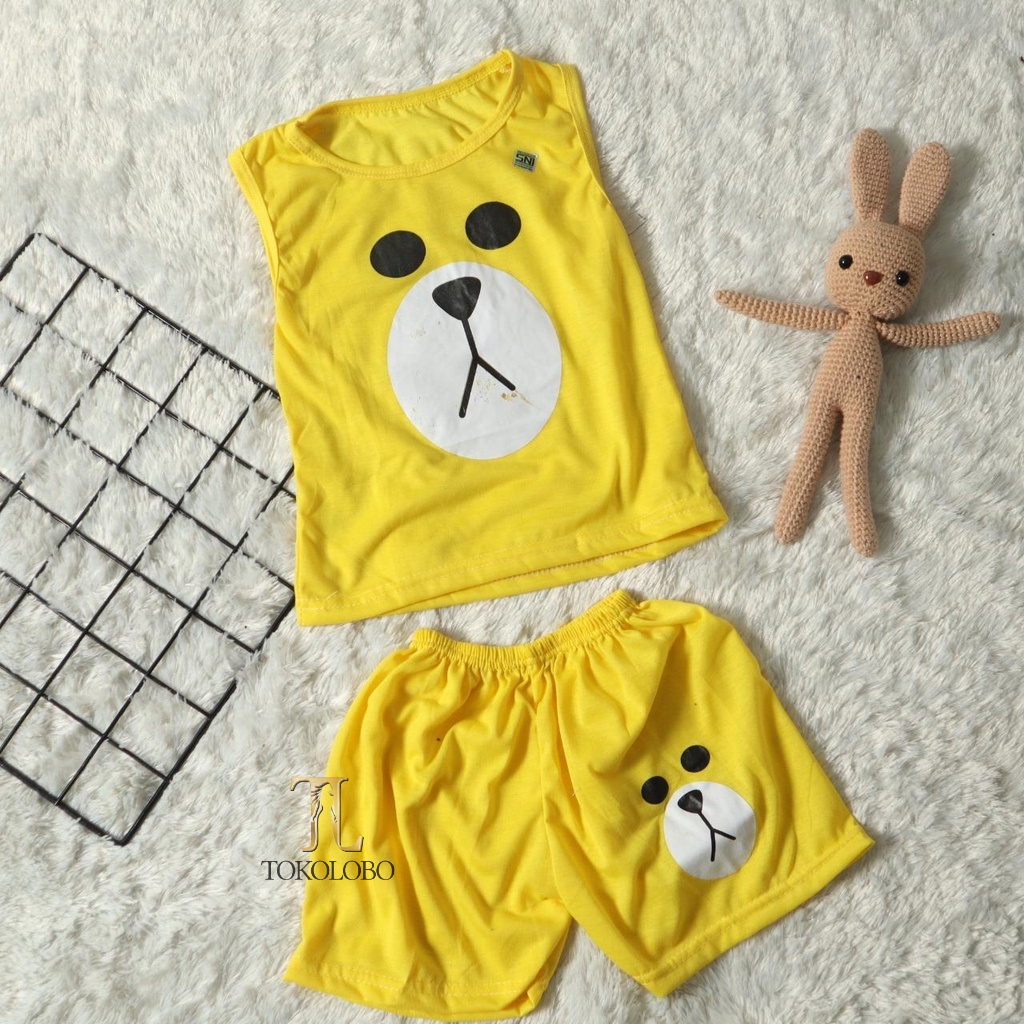 tokolobo set anak singlet bear