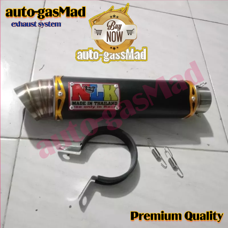 NLK Thailand Knalpot Motor / Muffler tabung silencer corong kou saringan bor