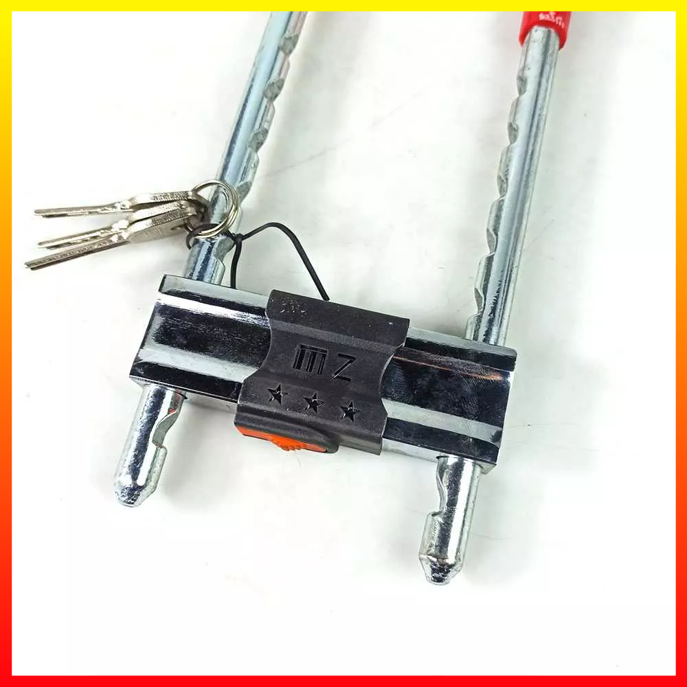 Kunci Gembok Panjang Anti Maling U-Lock Velg Ban Motor Sepeda 410mm WEIXING S659 - 7RSEE5BK