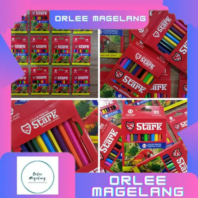 

PENSIL WARNA STARK KECIL ISI 12 MERK STARK