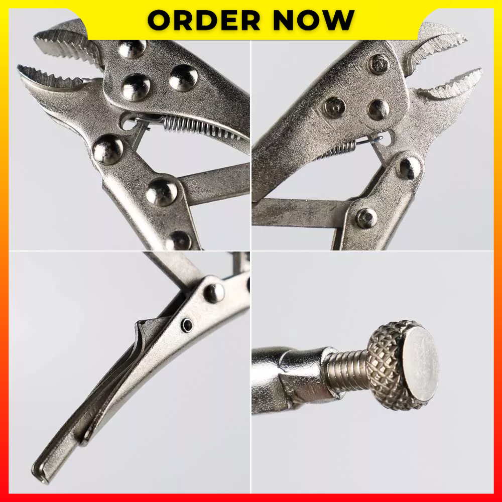 Locking Pliers Tang Buaya Multifungsi Locking Pliers Ground Mouth Lock 5 Inch YOFE - 7ROTEOXX