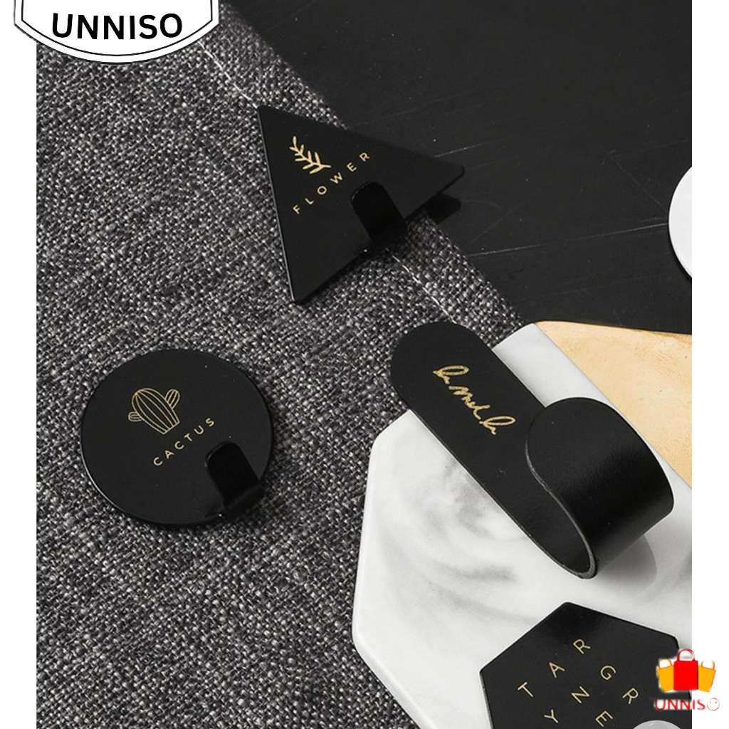 UNNISO - Gantungan Kait Premium Isi 4 / Gantungan Dinding Gaya Nordic