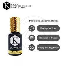 ORIGINAL LEM LADY BLACK GLUE 5ML WITH POUCH FOR EYELASH EXTENSION / NAVINA GLUE / KGLUE EYELASH