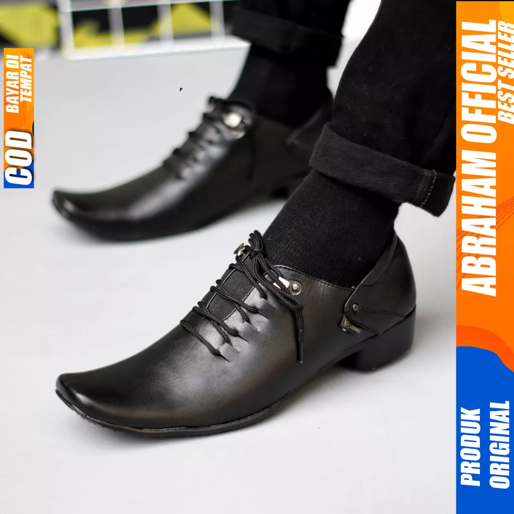 Sepatu Formal Kerja Kulit Pantofel Ukuran Besar 44 45 46 47 Pria