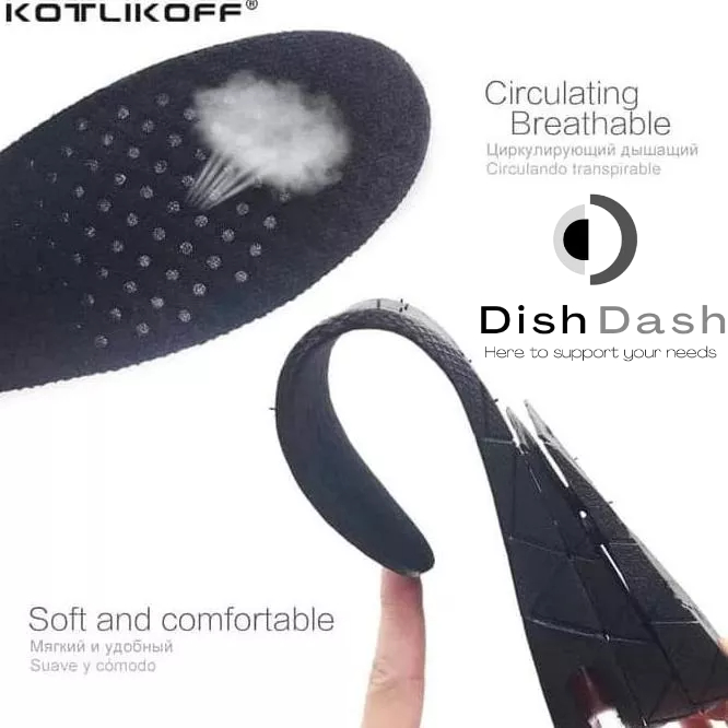 [BAYAR DI TEMPAT] 1 Pasang Insole Pad Sepatu Untuk Penambah Tinggi Badan 4-7 Cm / BANTALAN SEPATU Penambah Tinggi BADAN PRIA WANITA
