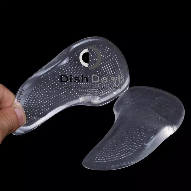 [BAYAR DI TEMPAT] 1 Pasang Insole Silicone Gel Untuk Kaki Flat Foot Corrector Support Silicone Gel / Insole Orthotic Flat Foot