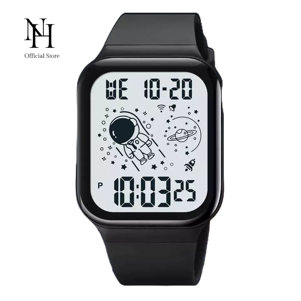 Jam Tangan Pria Digital Sport Watch Alarm Waterproof 5 ATM - 1863