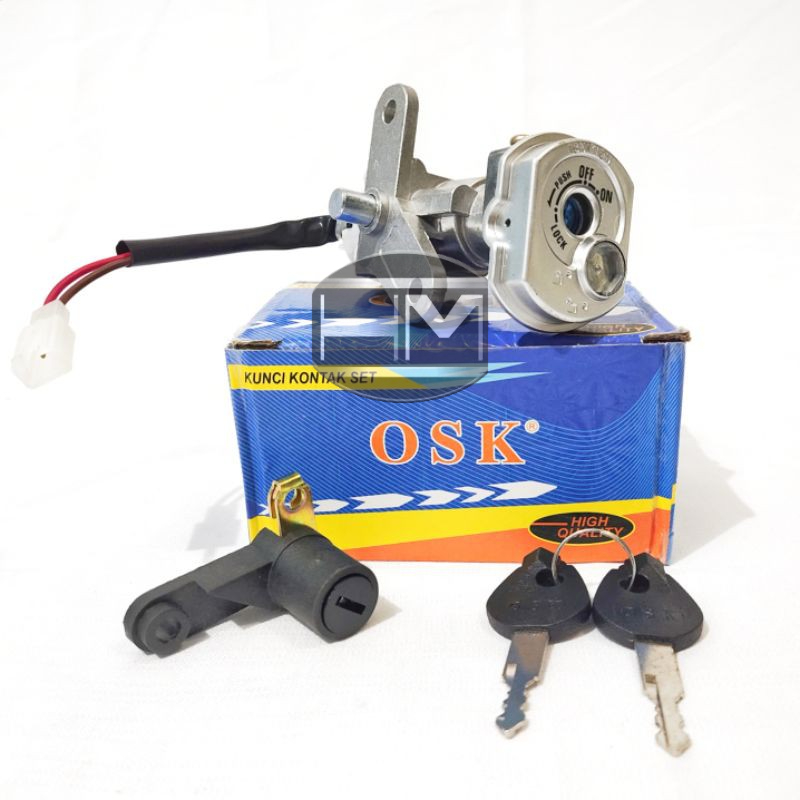 kunci kontak/key set sepeda motor Mio soul merek osk