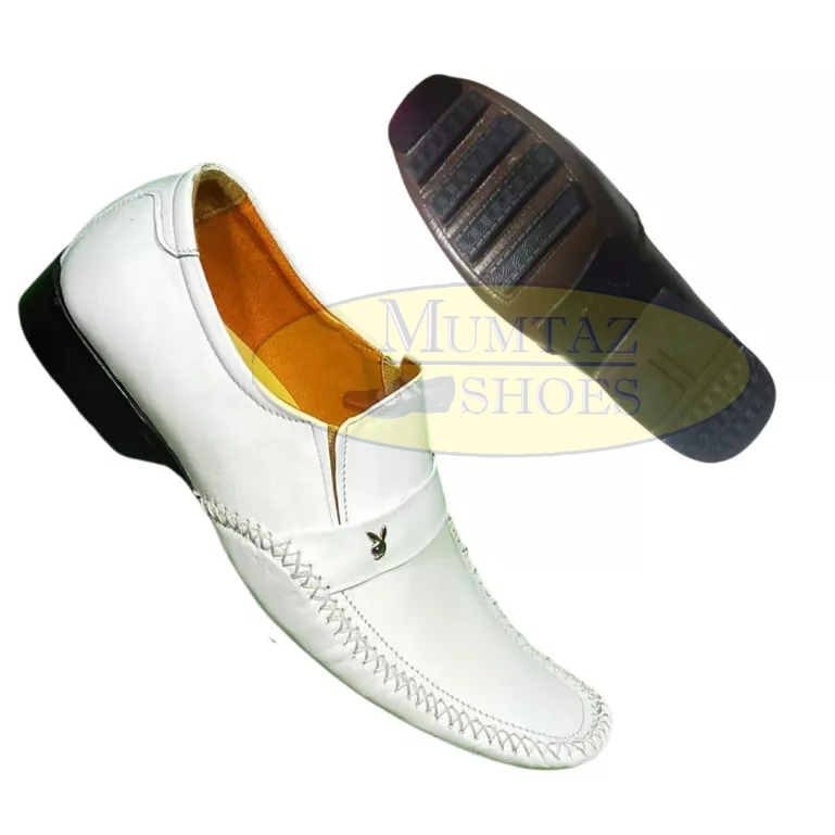 Sepatu pantofel pria sepatu formal  kulit sepatu pantopel playboy sepatu playboy putih kulit asli