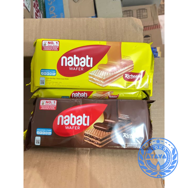 

NABATI WAFER KEJU 5RB / NABATI WAFER COKLAT / RICHEESE RICHOCO / NABATI WAFER MURAH PROMO WAFER