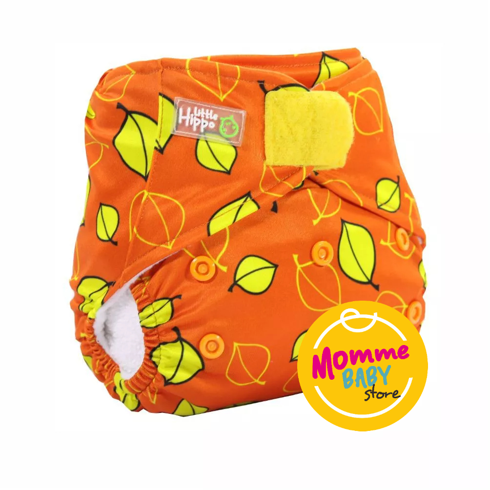 Clodi Popok Kain Bayi Little Hippo Easyfit Leaf Beads  Premium Original