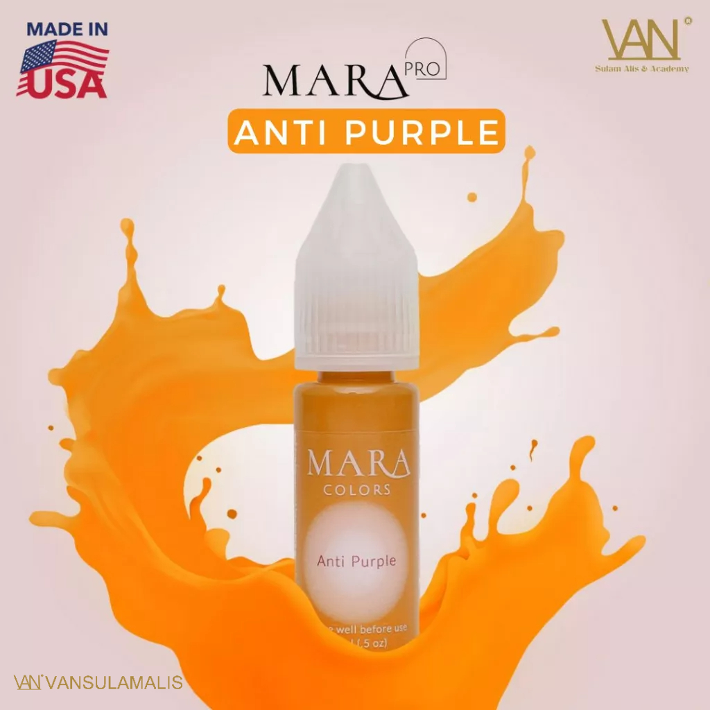 TINTA SULAM BIBIR MARA PRO ANTI PURPLE ORIGINAL MADE IN USA EXP DATE 2025