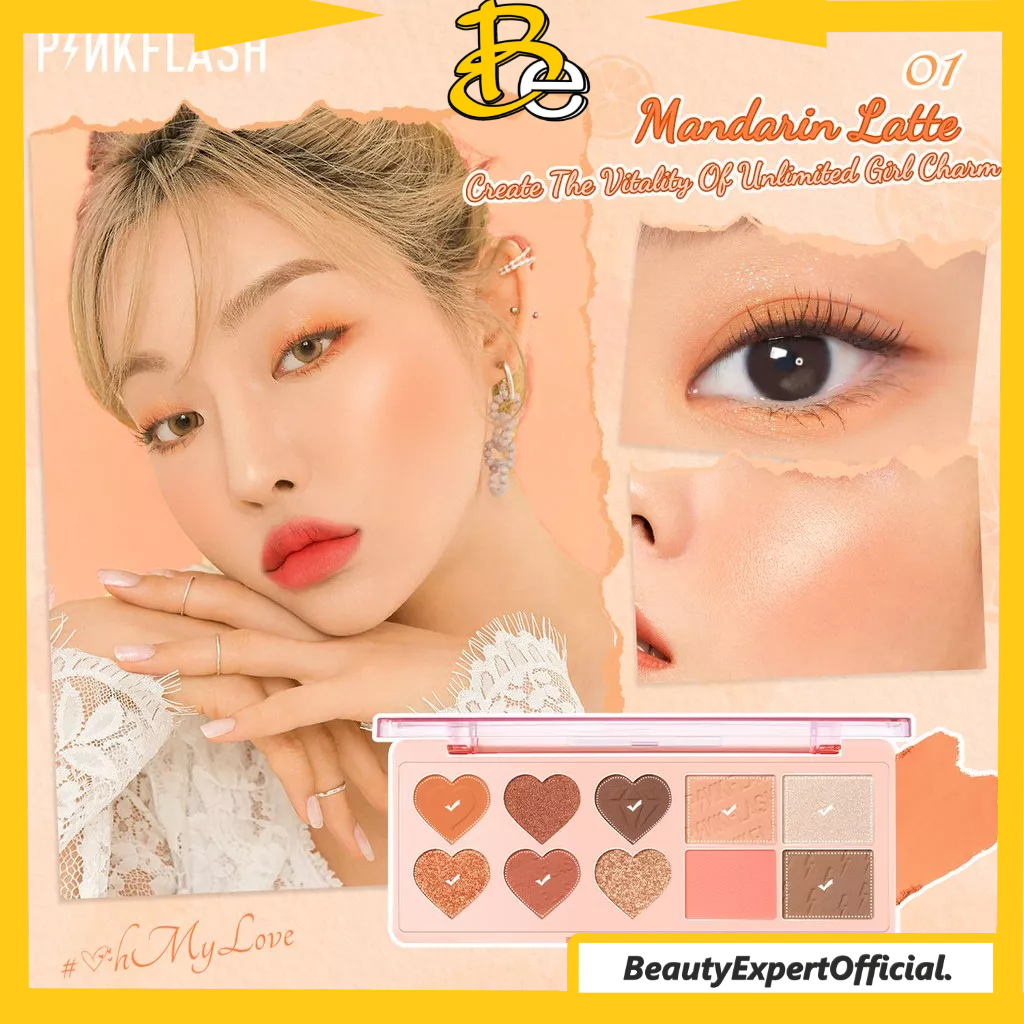 ⭐️ Beauty Expert ⭐️ PINKFLASH OhMyLove Multi Face Palette PF-M02 - Eye Shadow Blush Highlighter Contour