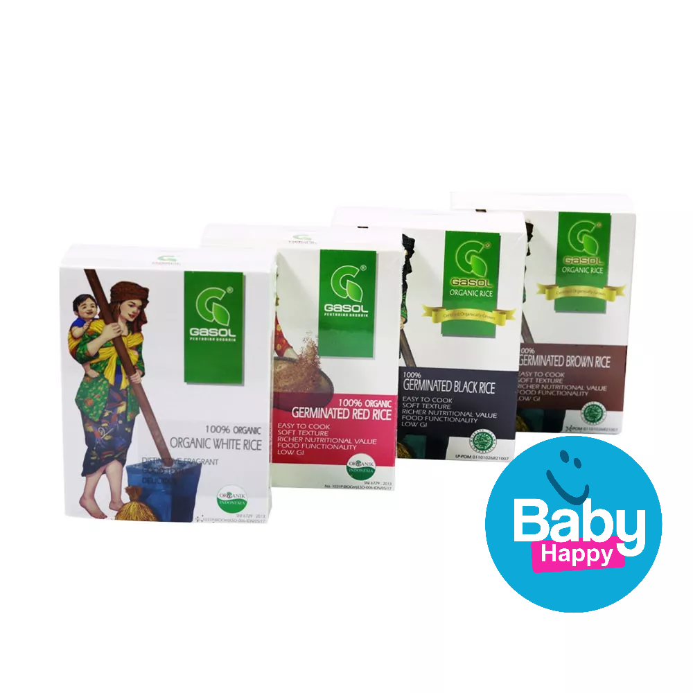 

Best Seller Beras Organik Gasol Makanan Bayi MPASI 300 Gram beras