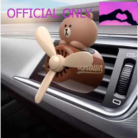 OFFICIAL ONLY - Line Friends Brown Cony Sally Aviator Car Freshener Aroma Air Freshener
