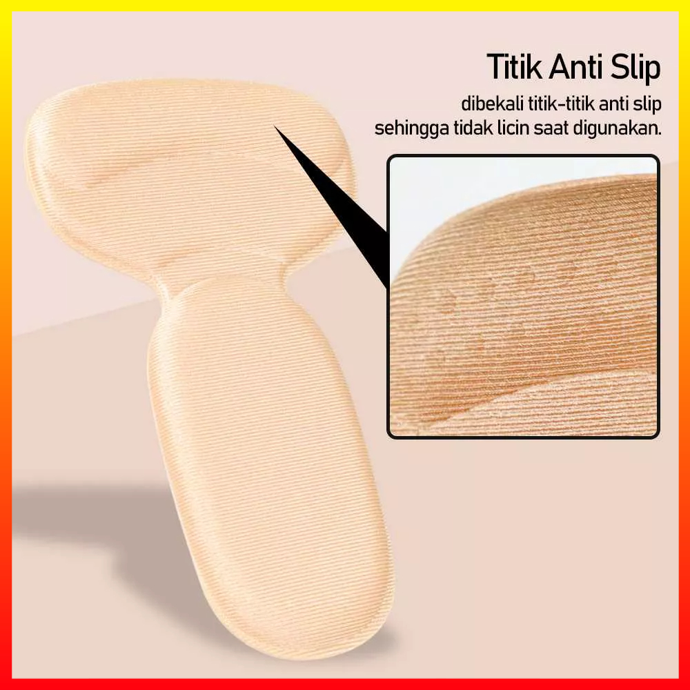 Stiker Foam Perawatan Pelindung Kaki Non-Slip Bantalan Tumit Sepatu Tinggi Untuk Wanita INT14 - 7CHR2XBE