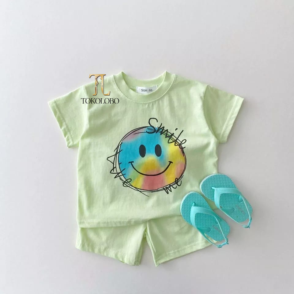 tokolobo Set anak smile me(cotton combed) press