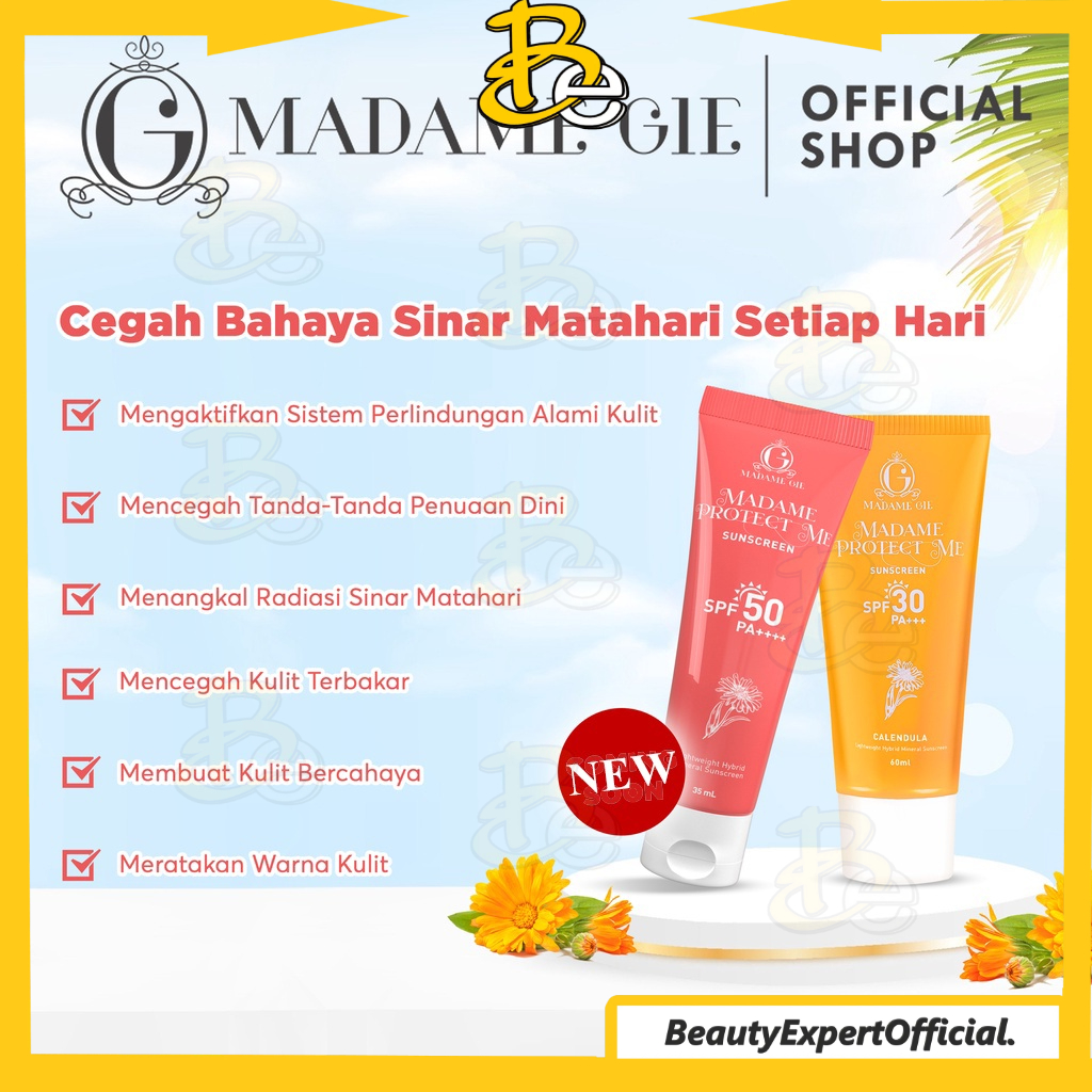 ⭐️ Beauty Expert ⭐️ Madame Gie Madame Protect Me Sunscreen SPF 30 SPF 50 - Madame Protect Me Let’s Glow Tinted Sunscreen