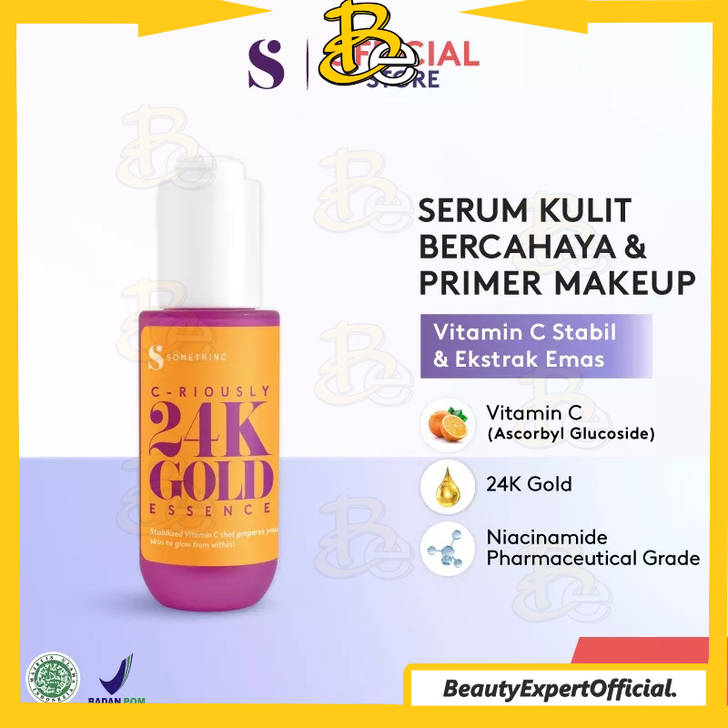 ⭐️ Beauty Expert ⭐️ [EXP 01/07/23] SOMETHINC CRIOUSLY 24K GOLD Essence - Serum Kulit Glowing Bercahaya - Serum Vitamin C Brightening