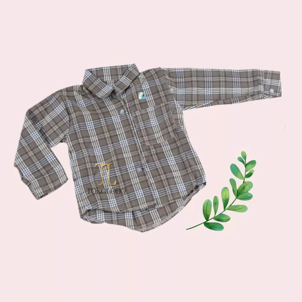 tokolobo kemeja anak vita unisex ( size 4 - 8 )