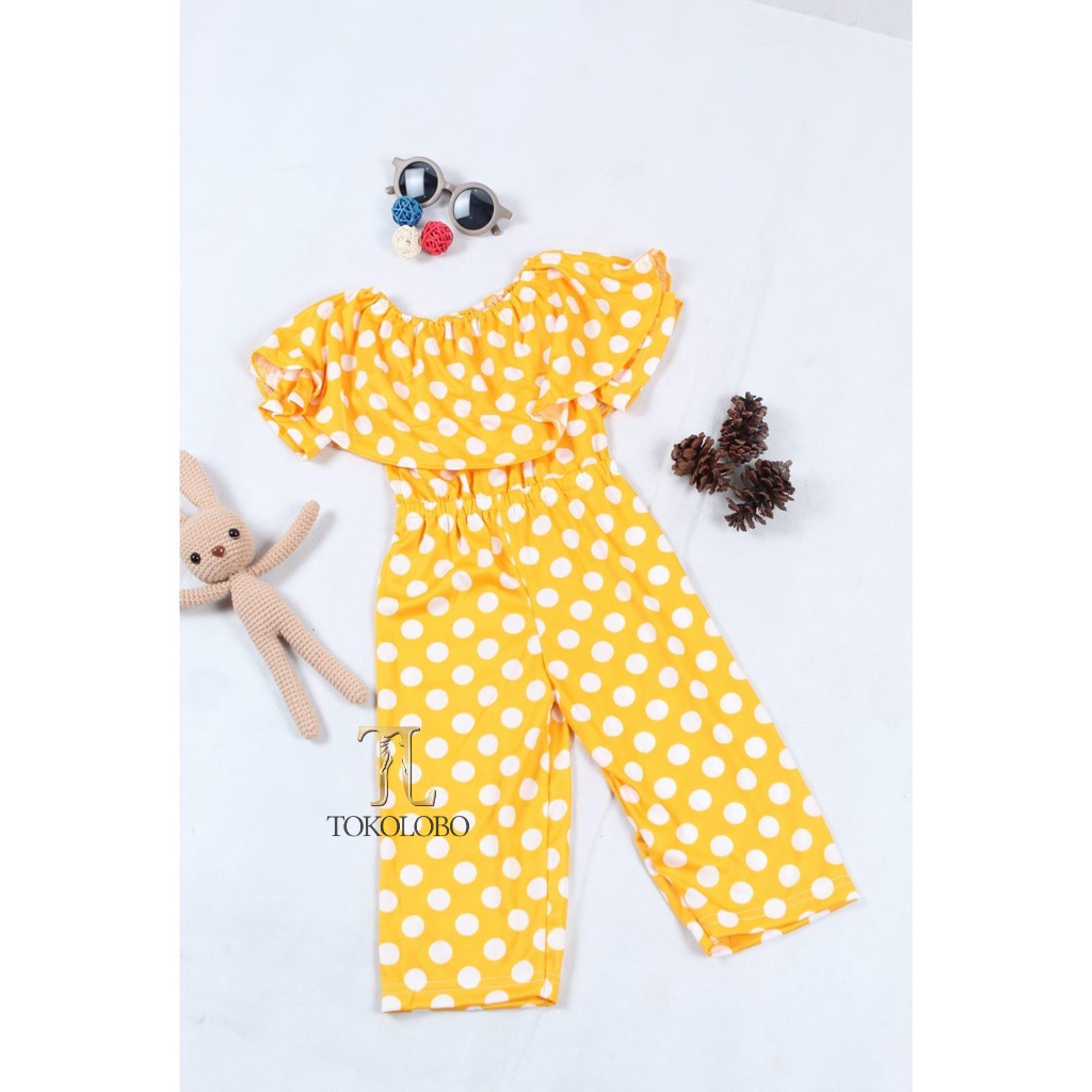 tokolobo JUMPSUIT ANAK RUFFLE DOT