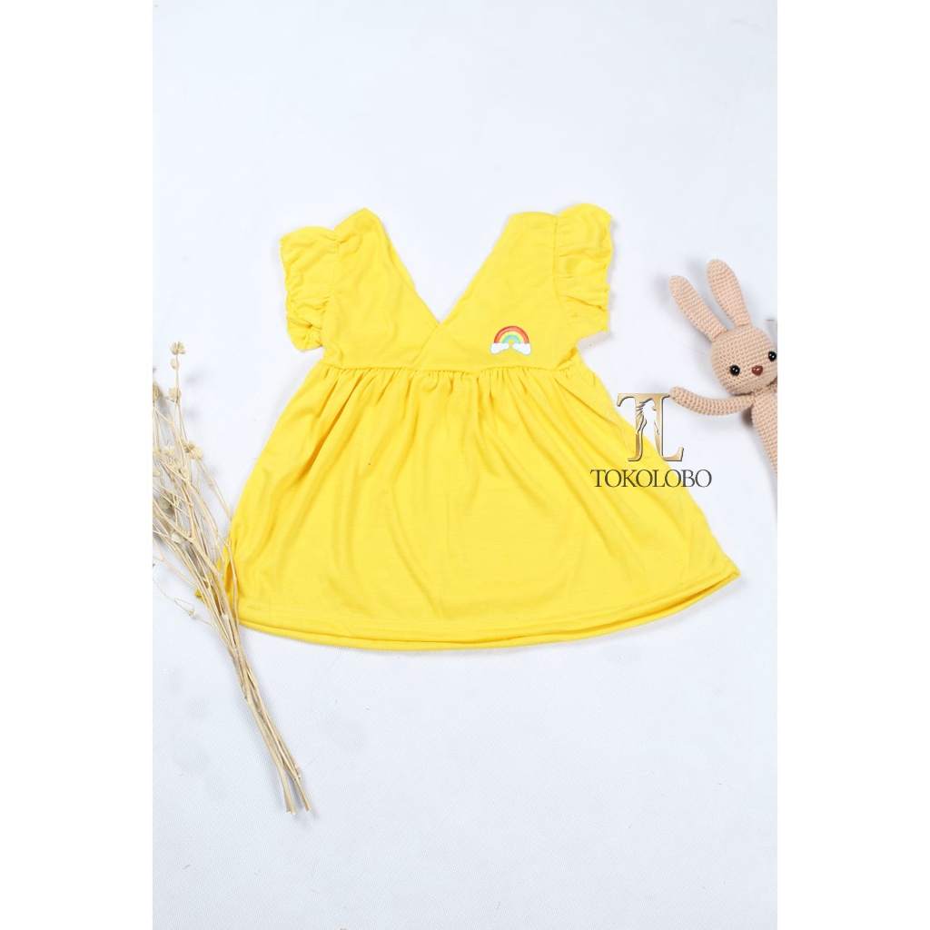 tokolobo 12.12 BIRTHDAY Dress anak rainbow (POLOS)