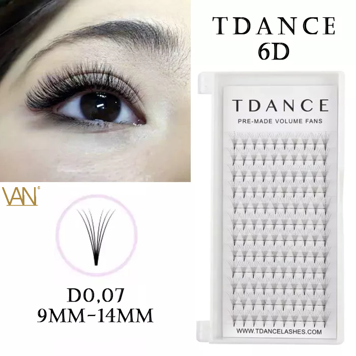 TDANCE 6D PREMIUM MINK LASH FAN 6D RUSSIAN / BULUMATA RUSSIAN 6D