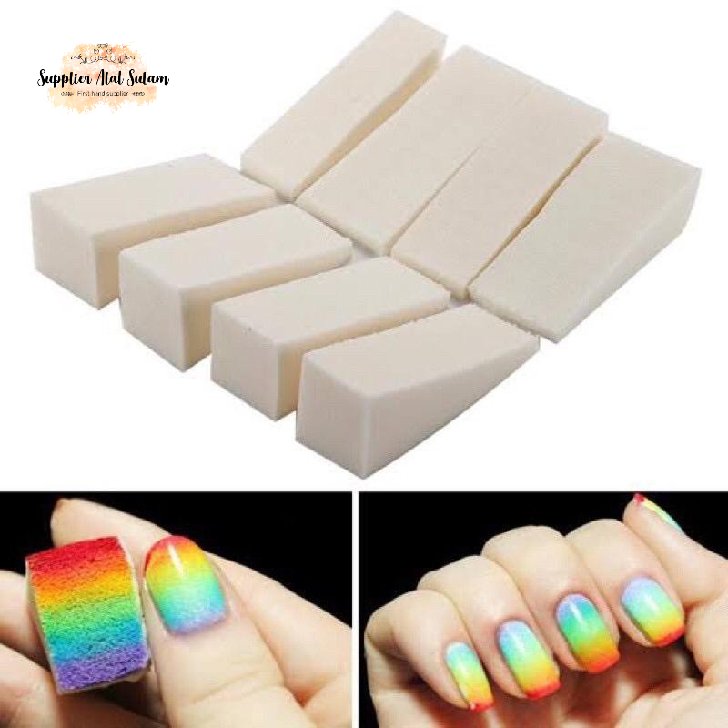 Spons Ombre Nail Art Gradients Colour Sponges / Spons Ombre Nail Art / Spons Gradasi Nail Art