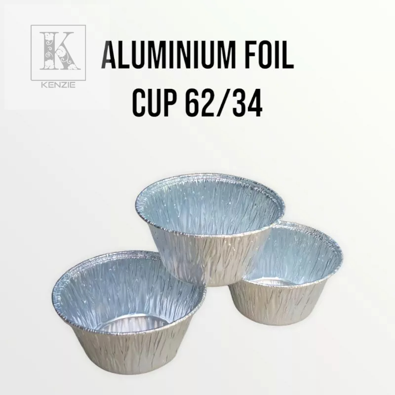 Aluminium Foil Cup 62/34 Tanpa Tutup / Wadah Macaroni Schotel