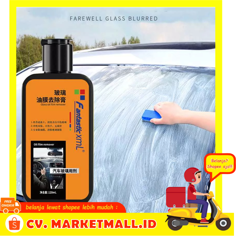 Cairan Sabun Penghilang Film Minyak Kaca Mobil Glass Oil Film Remover 120ml Tahan Lama Vvcesidot - 7RHXFDOR