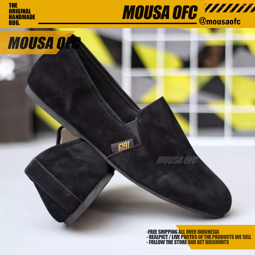 Sepatu Casual Slip On Sepatu Selop Kerja Pria