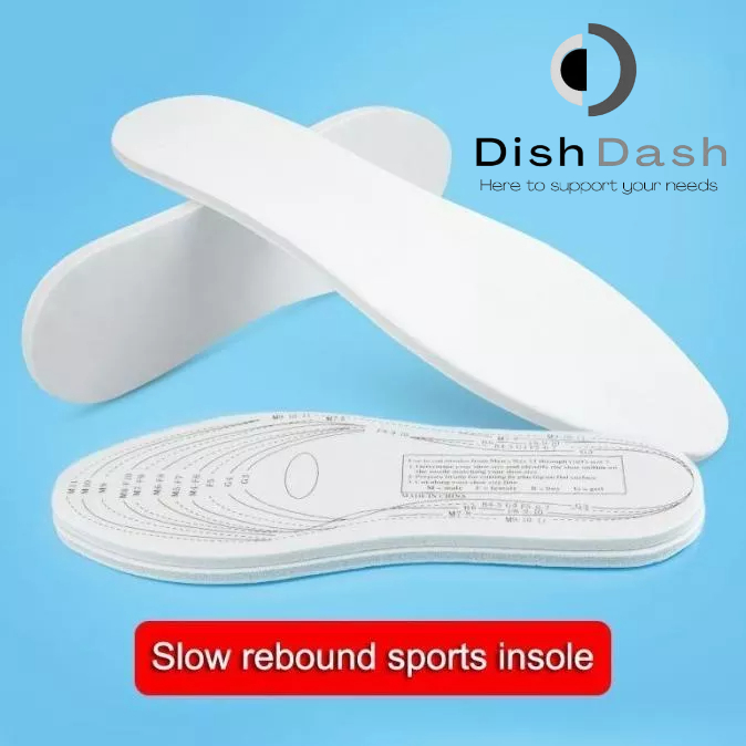 [BAYAR DI TEMPAT] 1 Pasang Insole Sepatu Memory Foam Empuk Untuk Kaki Nyaman Dan Anti Pegal - Insole Sepatu WANITA