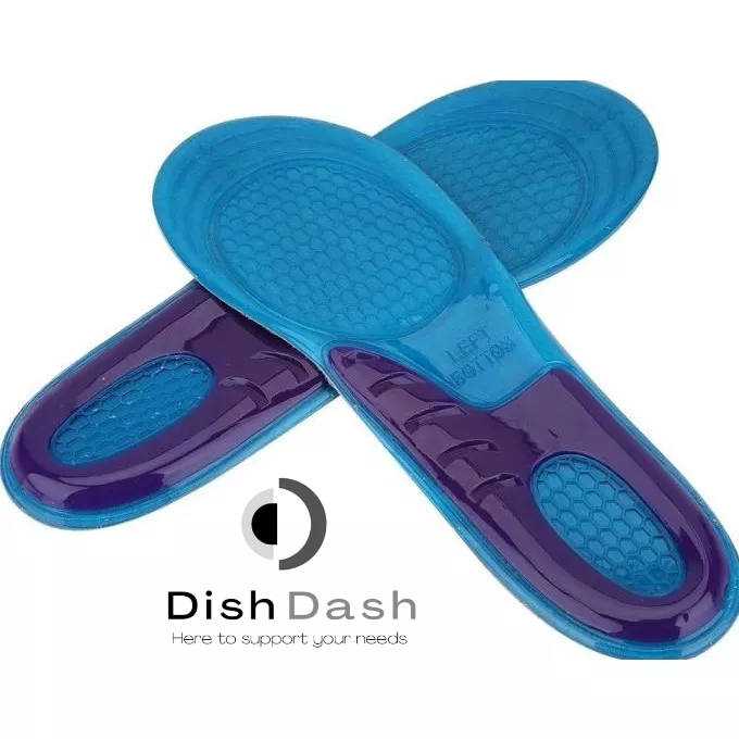 [BAYAR DI TEMPAT] 1 Pasang Insole Sepatu Gel Orthotic Arch Shock Anti Pegel dan Sakit - Insole Sepatu SNEAKER