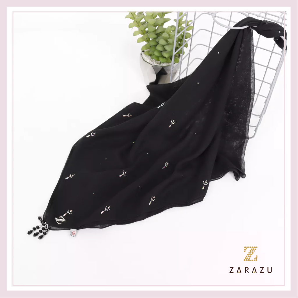 SARAH Scarves - Mandjha Donna Daily Scarves Paris Japan Premium by Zarazu [Dark Series]