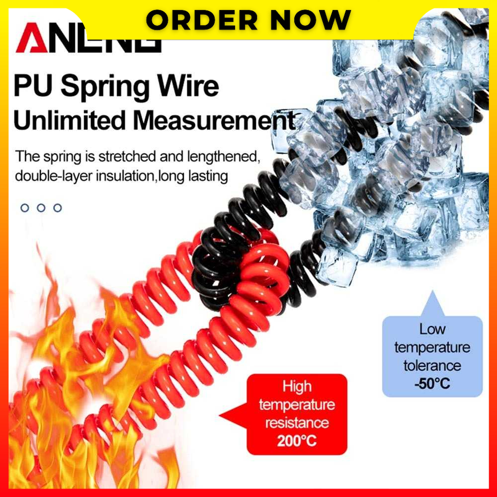 Kabel Pengganti Digital Multimeter Silicon Spring Wire 20A 1000V ANENG PT2010 - MBOT2RBQ