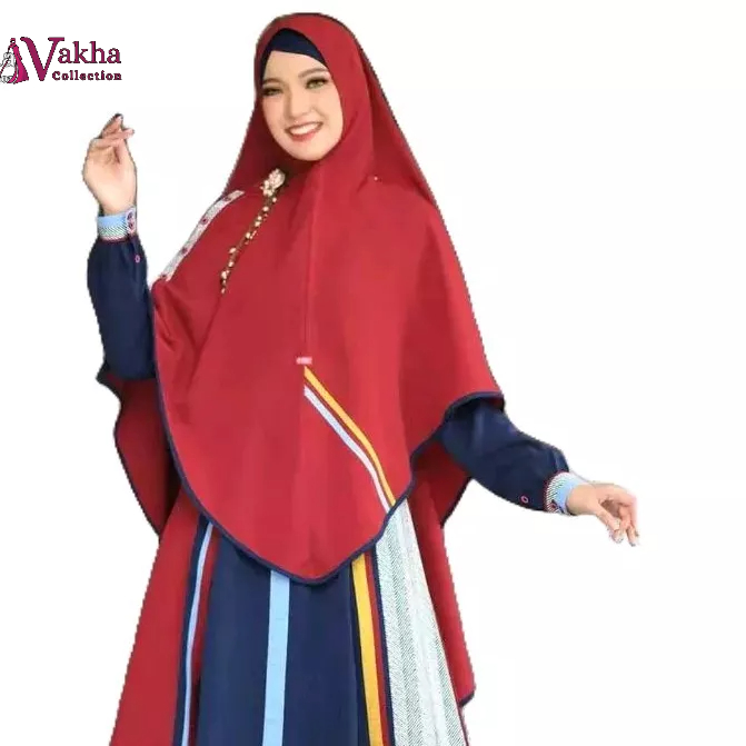 Gamis Premium Sultan Set Khimar Ped Antem (Anti Tembem) Terbaru 2024 Original By AULIA FASHION Reeyn