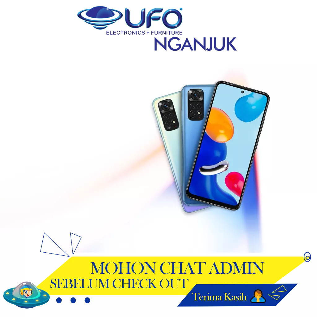 Garansi Resmi HP Xiaomi Redmi Note 11 Ram 4/128 GB