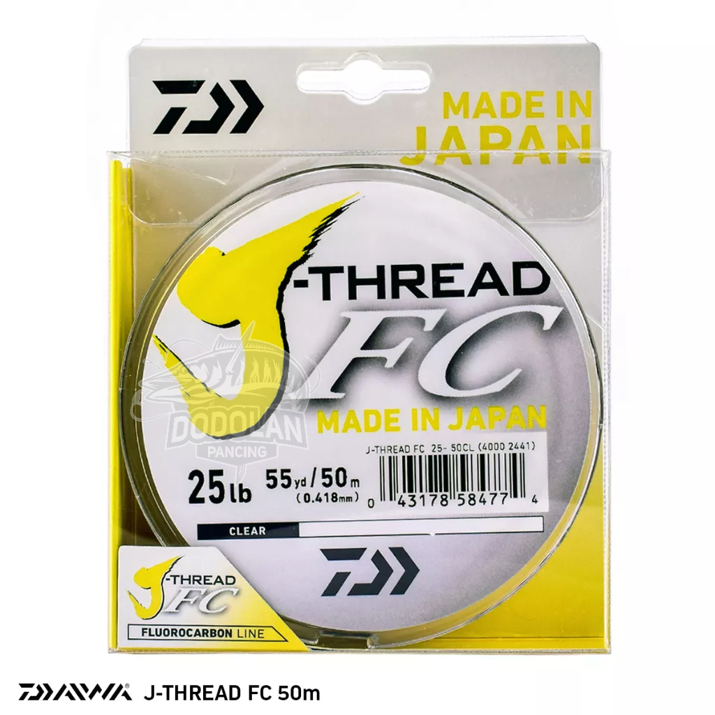 Senar Leader Daiwa J Thread FC Leader 50M Pilih Ukuran Dodolan Pancing