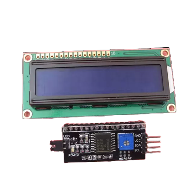 HQ 1602 16x2 HD44780 Character LCD with IIC/I2C