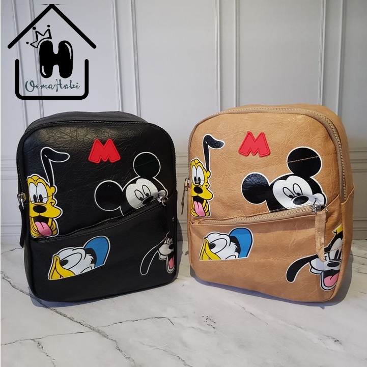 ZARA RANSEL KIDS MICKEY PLUTO/TAS RANSEL ANAK MICKEY - Biru Muda