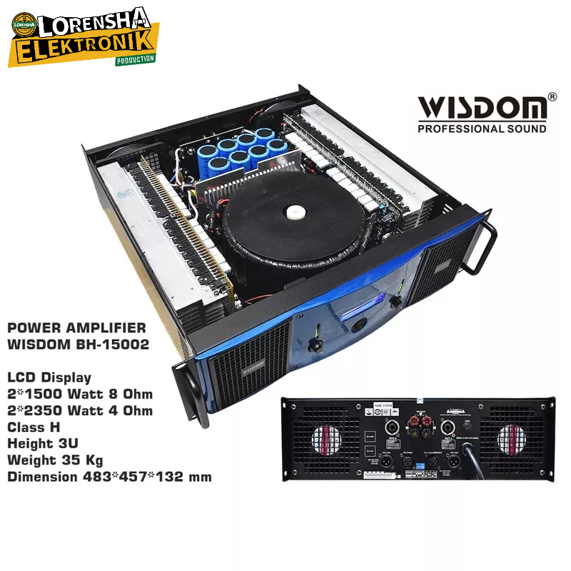 Power Amplifier WISDOM BH-15002 Original