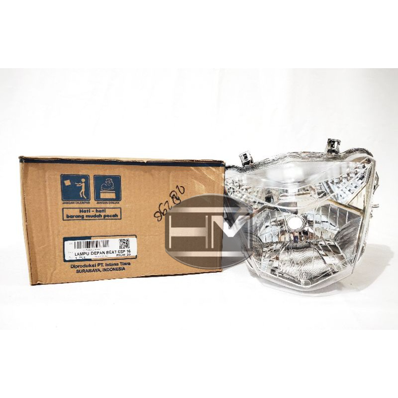 reflektor lampu depan sepeda motor beat esp 2016 merek win