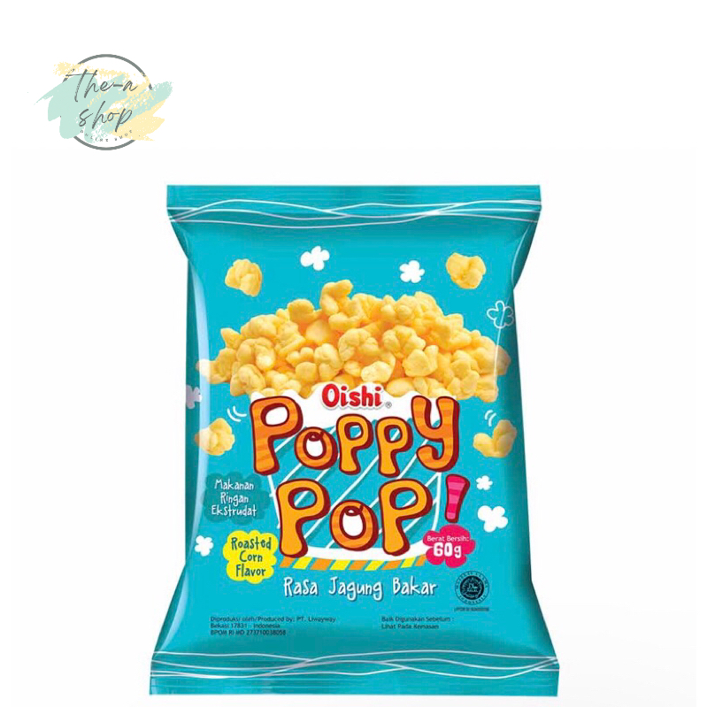 

Oishi 60g Poppy Pop Jagung bakar suky suky Flutes kornies