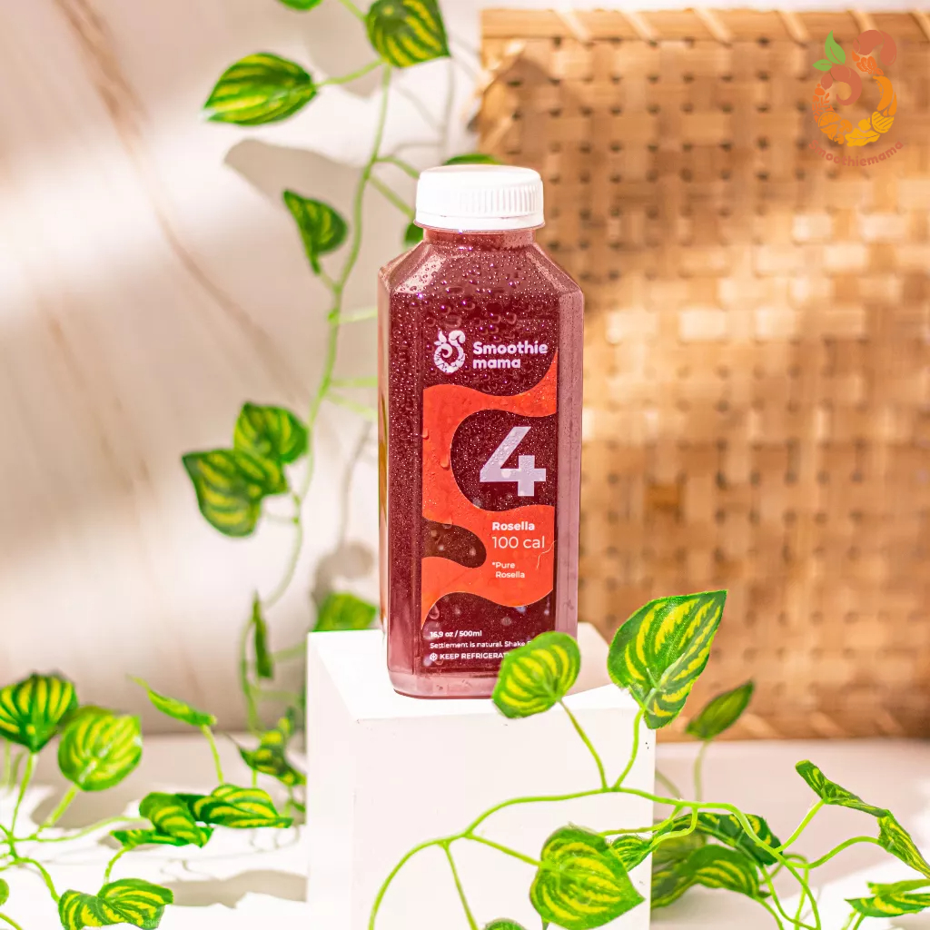 

SMOOTHIEMAMA Jus Rosella 500ml Cold Pressed Murni Sehat Detox